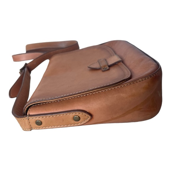 Frye Brown Leather Handbag - Crossbody- Shoulder Bag Purse - Picture 4 of 12